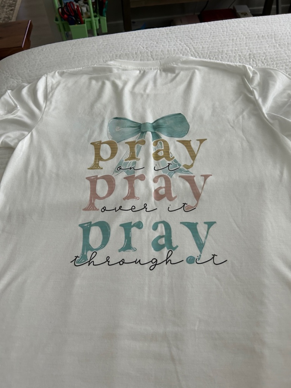 “Pray Pray Pray” White Teeshirt